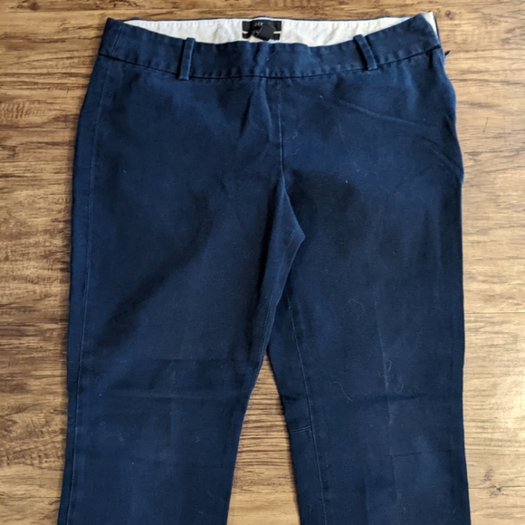 J. Crew Navy Blue "Minnie" Crop Pants - Picture 8 of 8